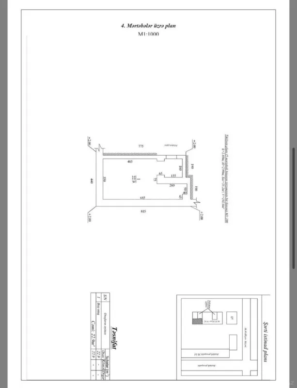 Satılır obyekt 22.9 m²