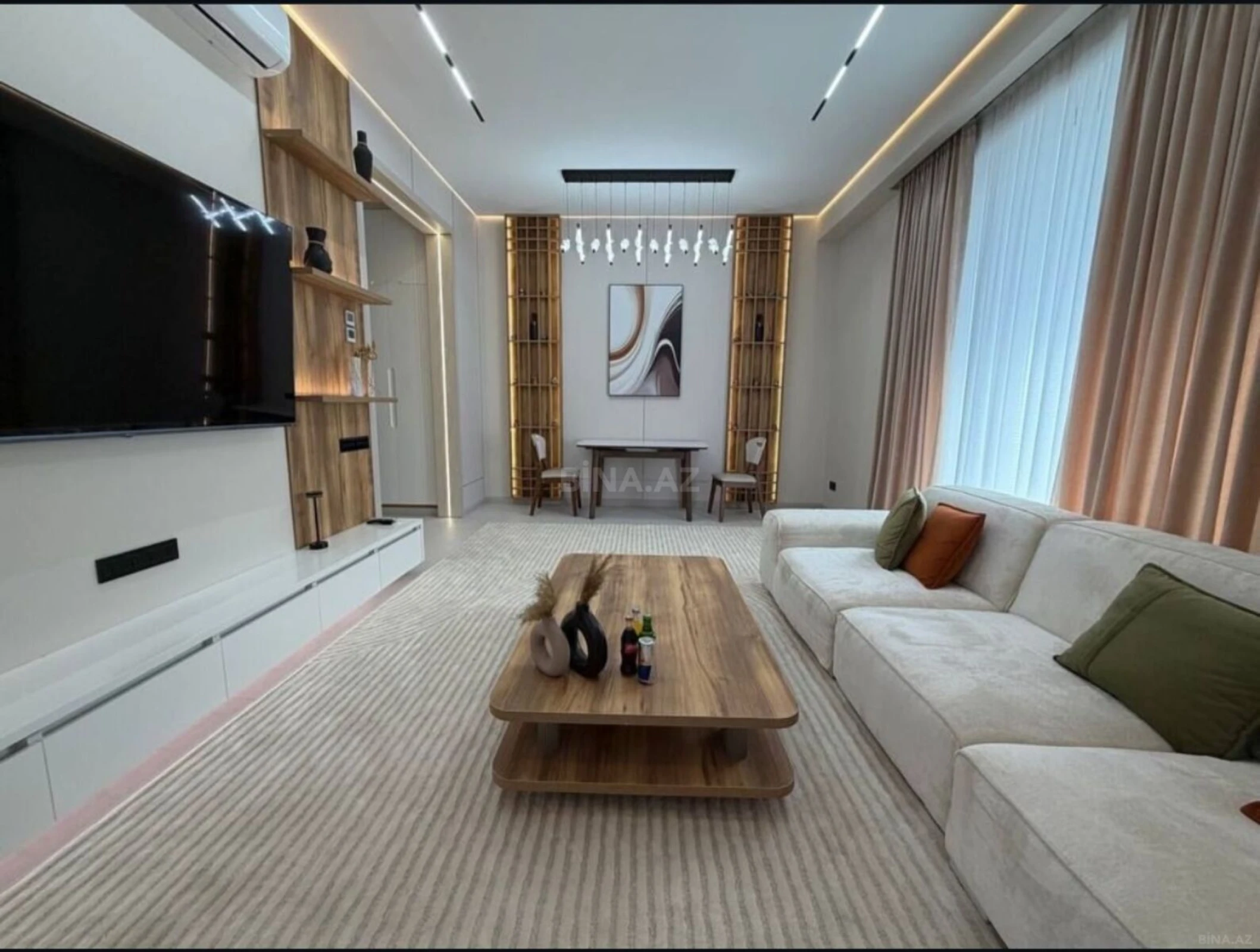 Kirayə verilir 3 otaqlı mənzil 100 m²