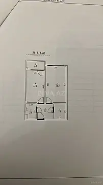 Satılır 2 otaqlı mənzil 50 m²