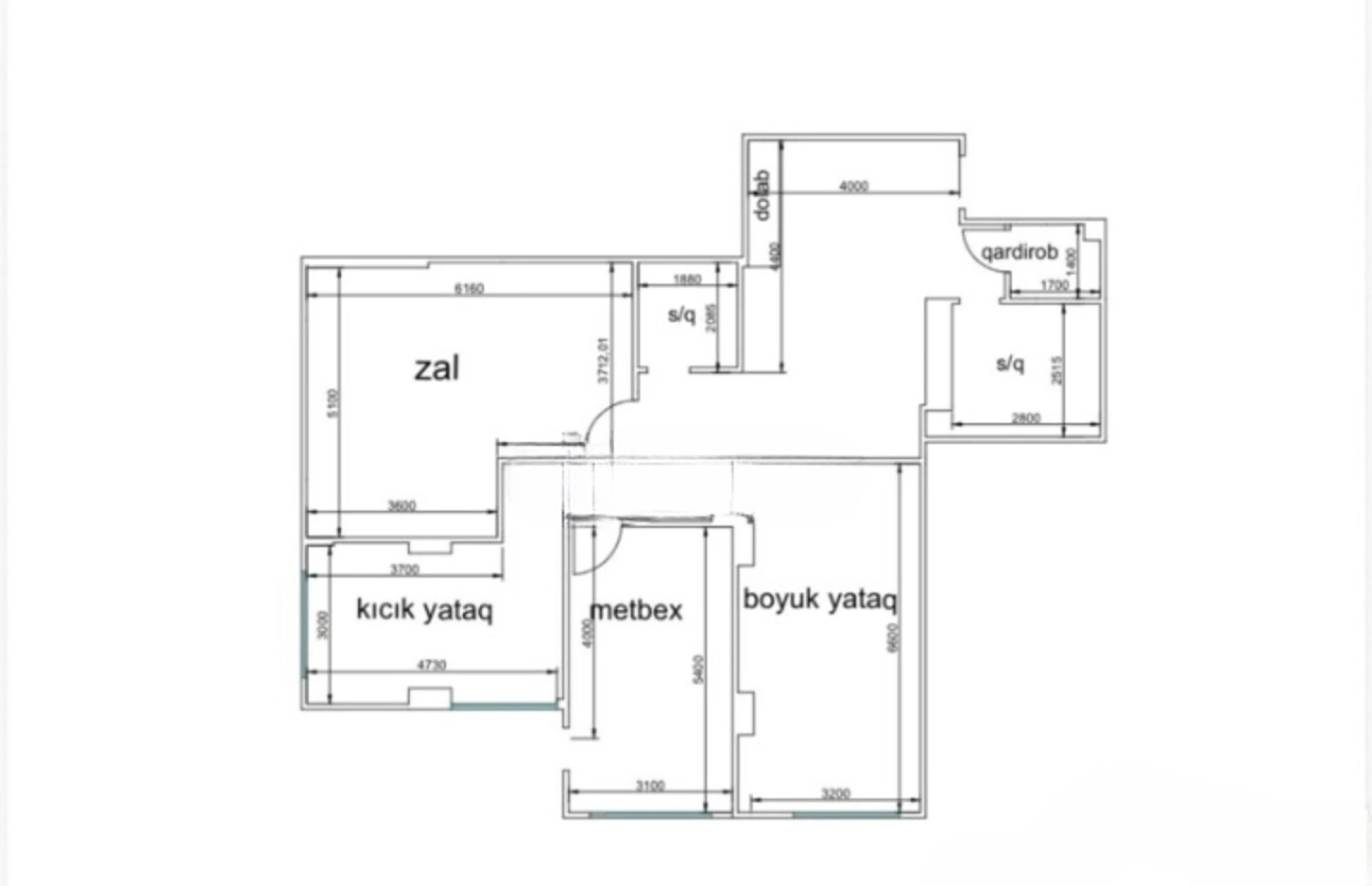 Satılır 3 otaqlı mənzil 137 m²