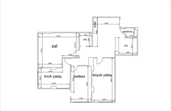 Satılır 3 otaqlı mənzil 136.6 m²