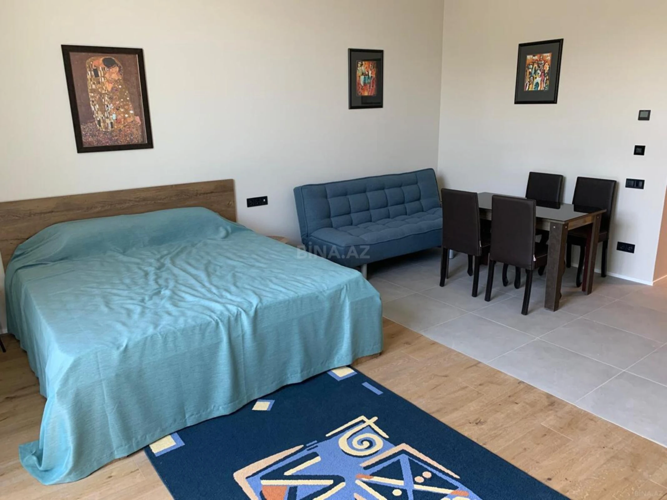 Kirayə verilir 1 otaqlı mənzil 55 m²