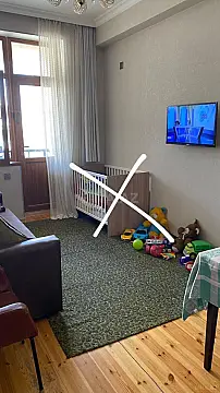 Kirayə verilir 2 otaqlı mənzil 55 m²