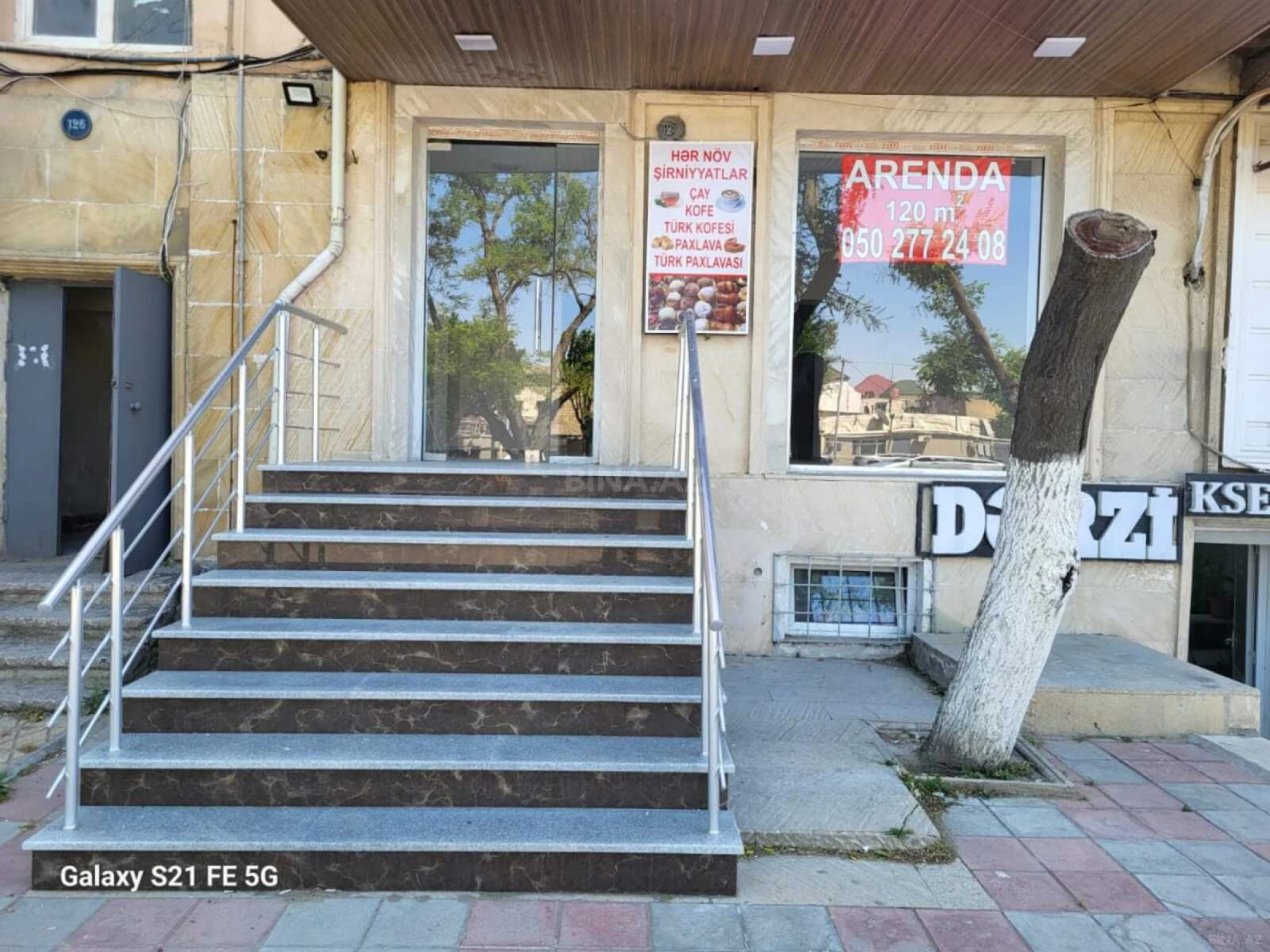 Kirayə verilir obyekt 120 m²