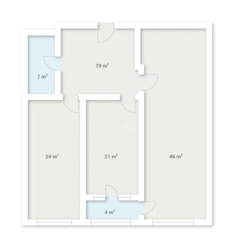 Satılır 3 otaqlı mənzil 121 m²