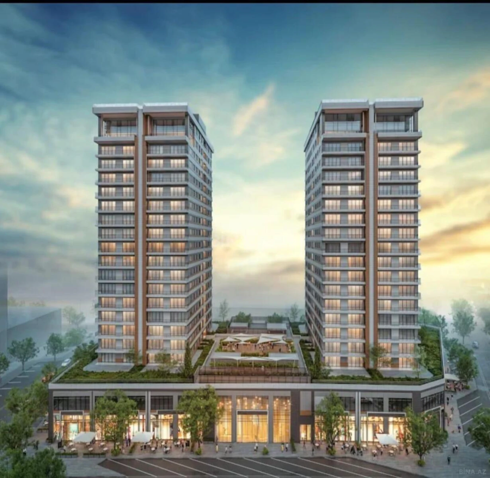 Kirayə verilir 3 otaqlı mənzil 120 m²
