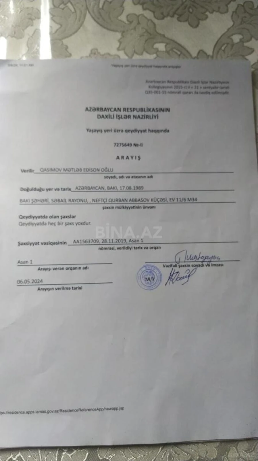 Satılır 1 otaqlı mənzil 25 m²