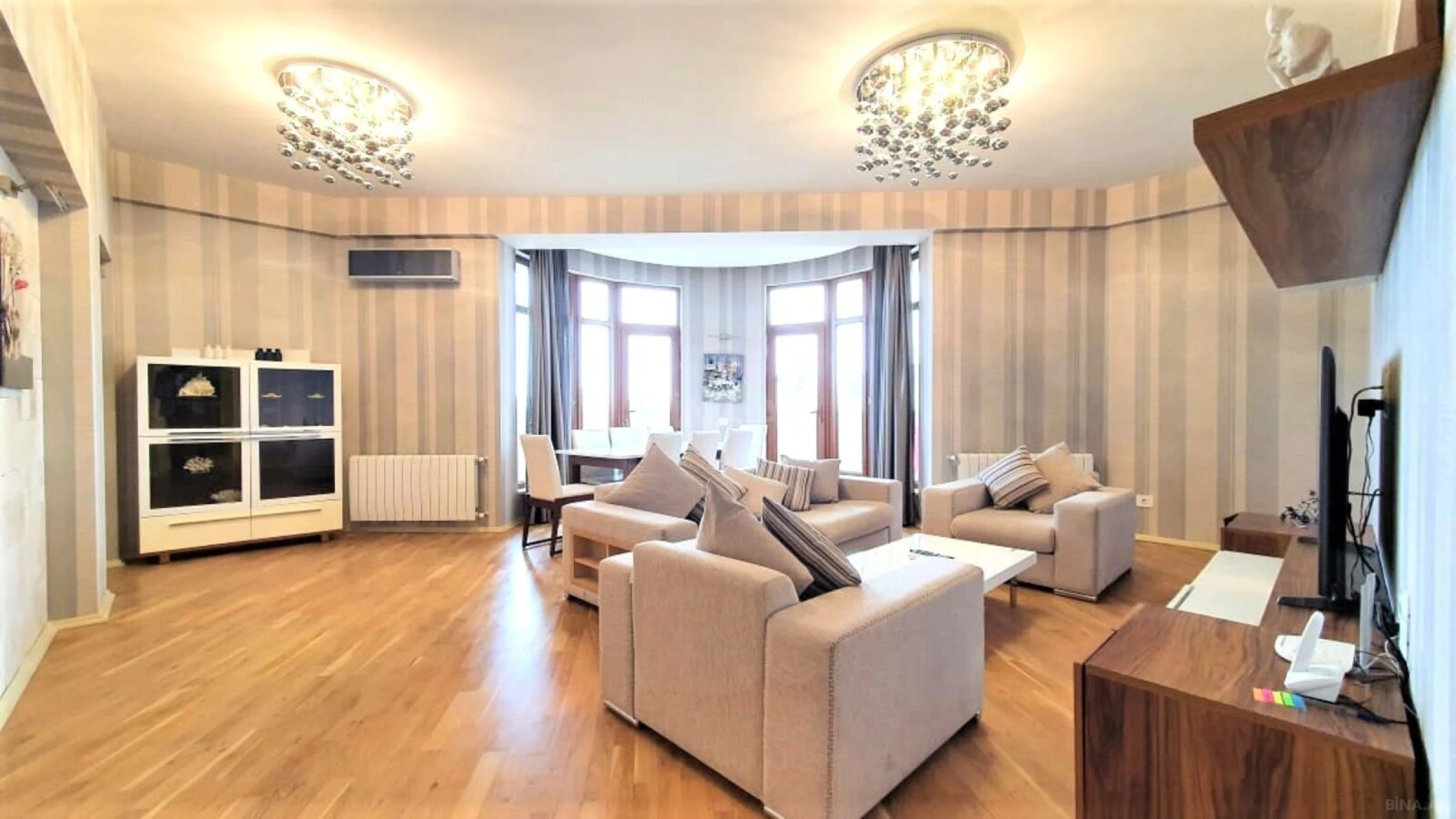 Kirayə verilir 3 otaqlı mənzil 125 m²