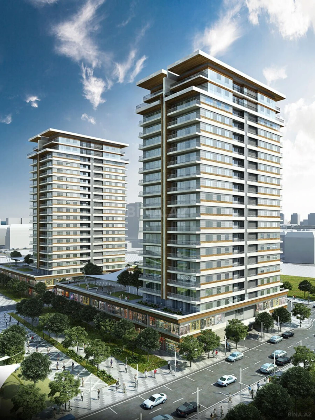 Satılır 3 otaqlı mənzil 157 m²