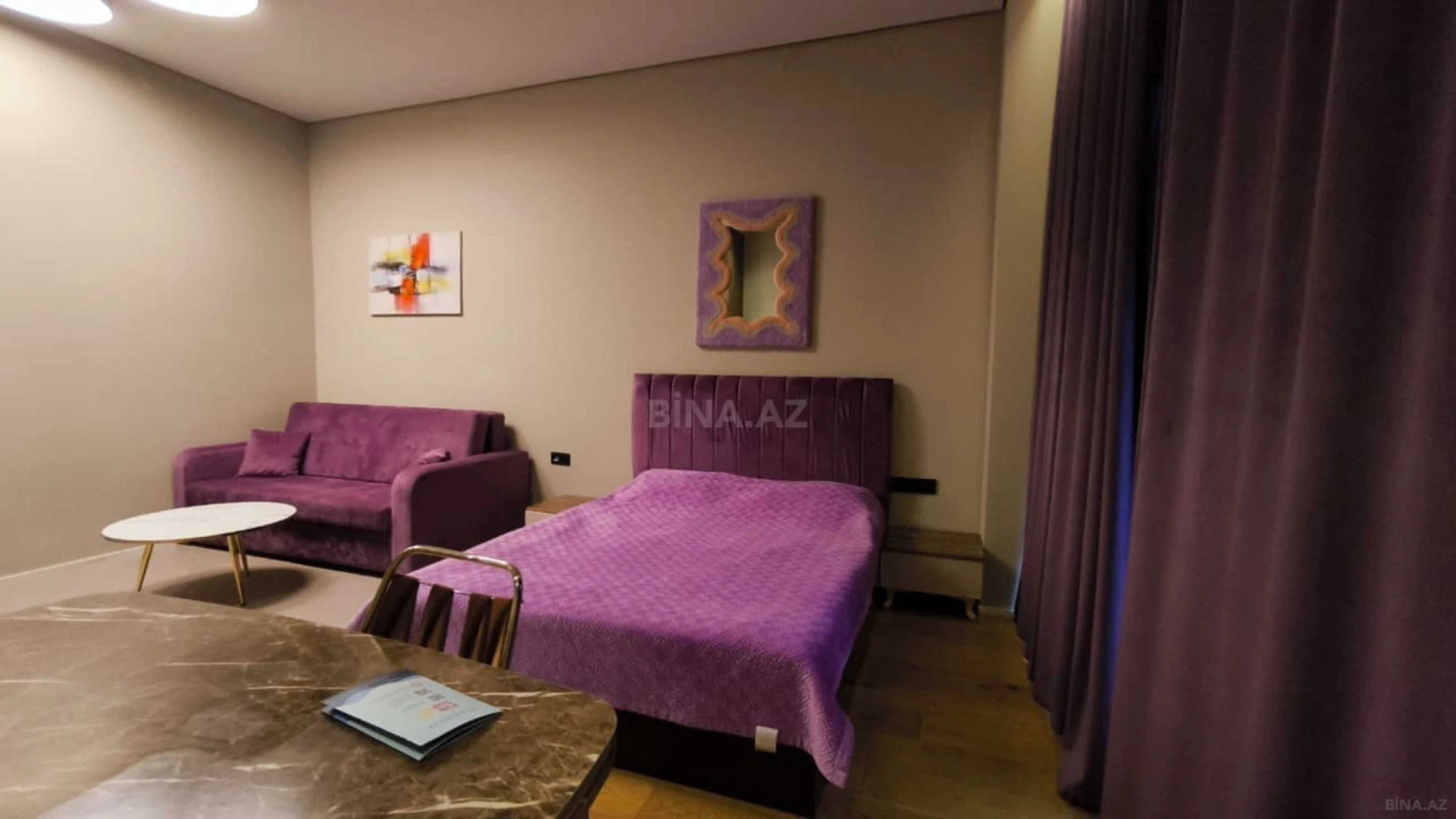 Kirayə verilir 1 otaqlı mənzil 47 m²