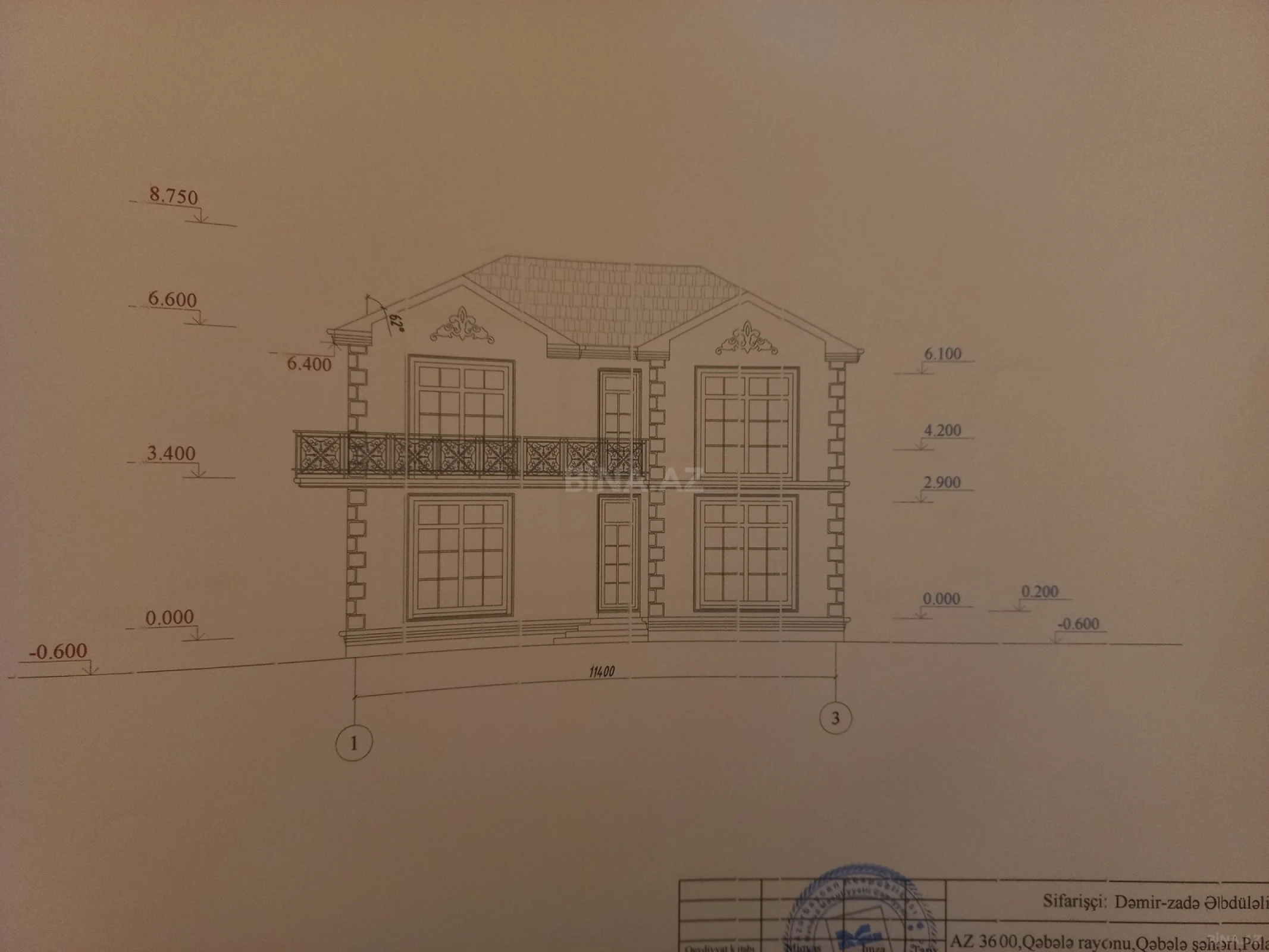 Satılır 5 otaqlı həyət evi 156 m²