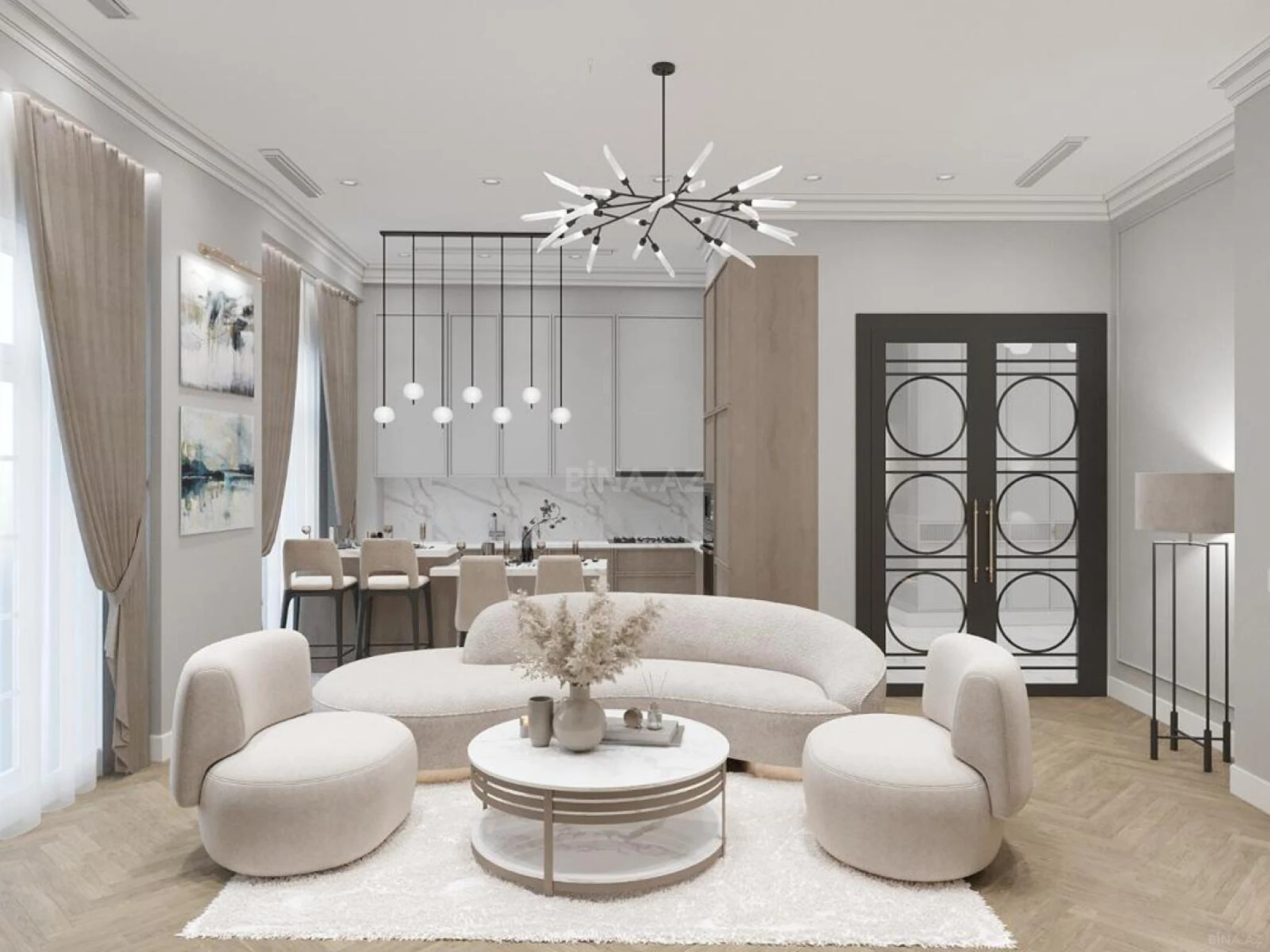 Satılır 3 otaqlı mənzil 108 m²