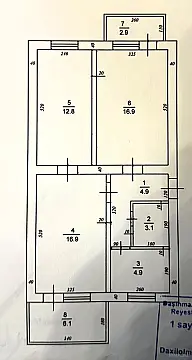 Satılır 3 otaqlı mənzil 70 m²