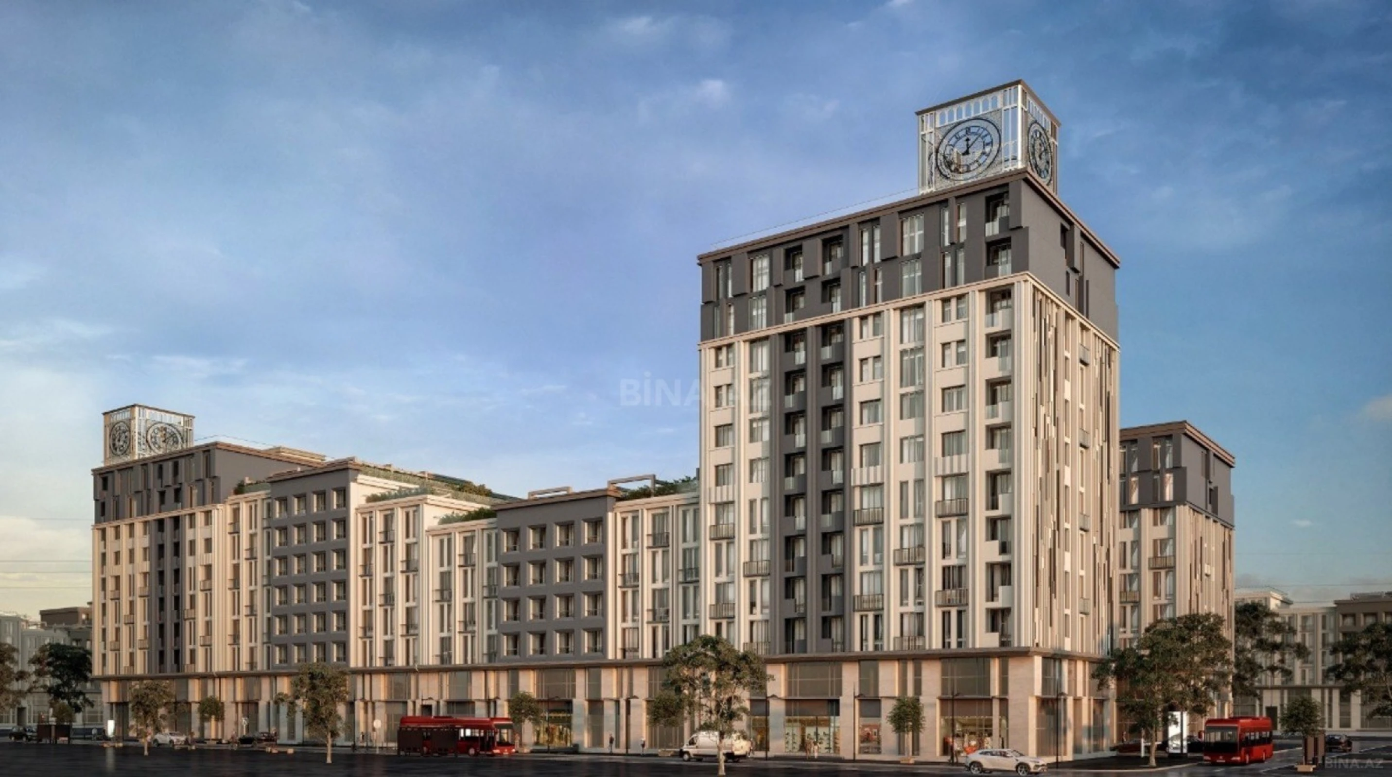 Satılır 3 otaqlı mənzil 104.2 m²