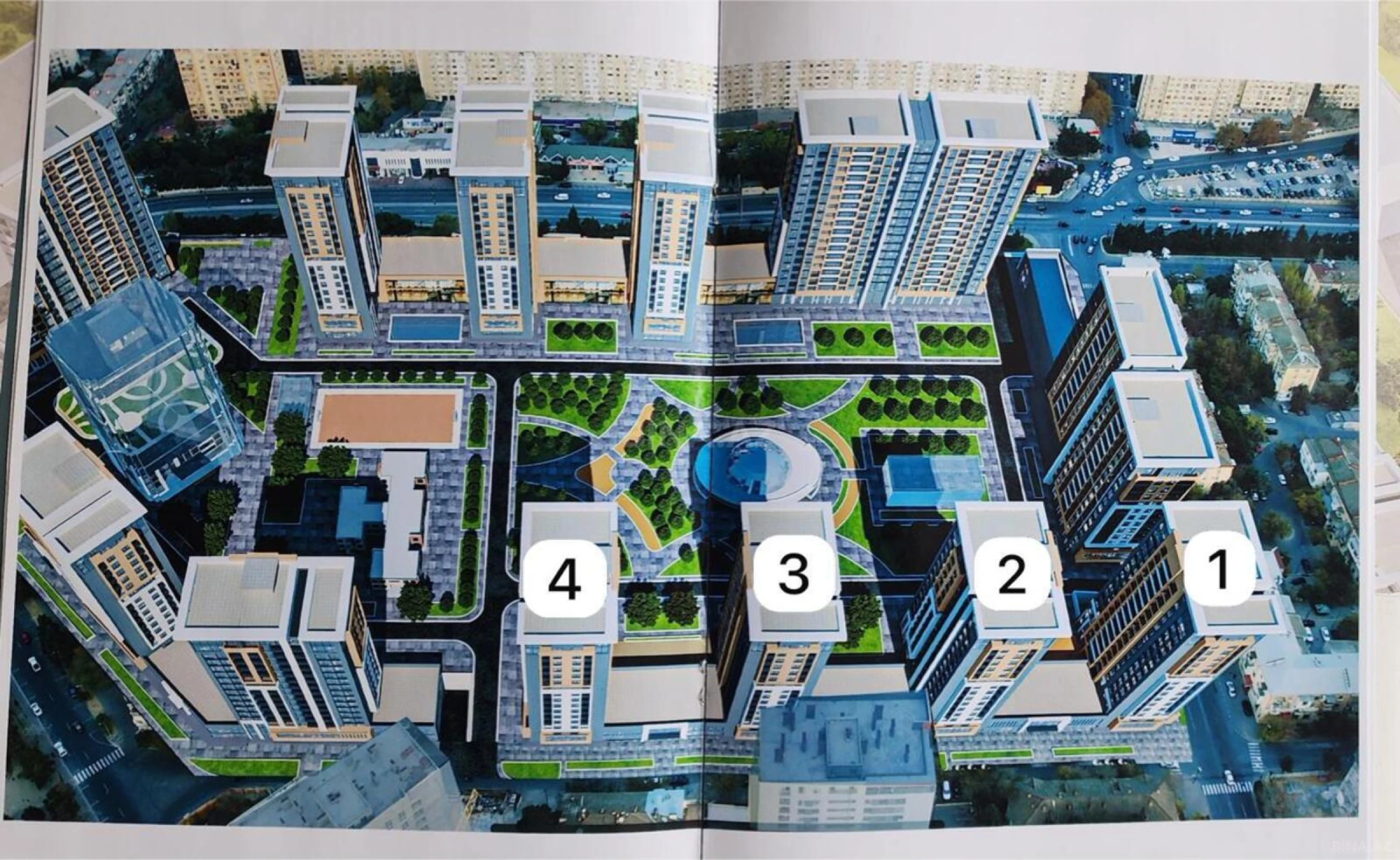 Satılır 3 otaqlı mənzil 94 m²