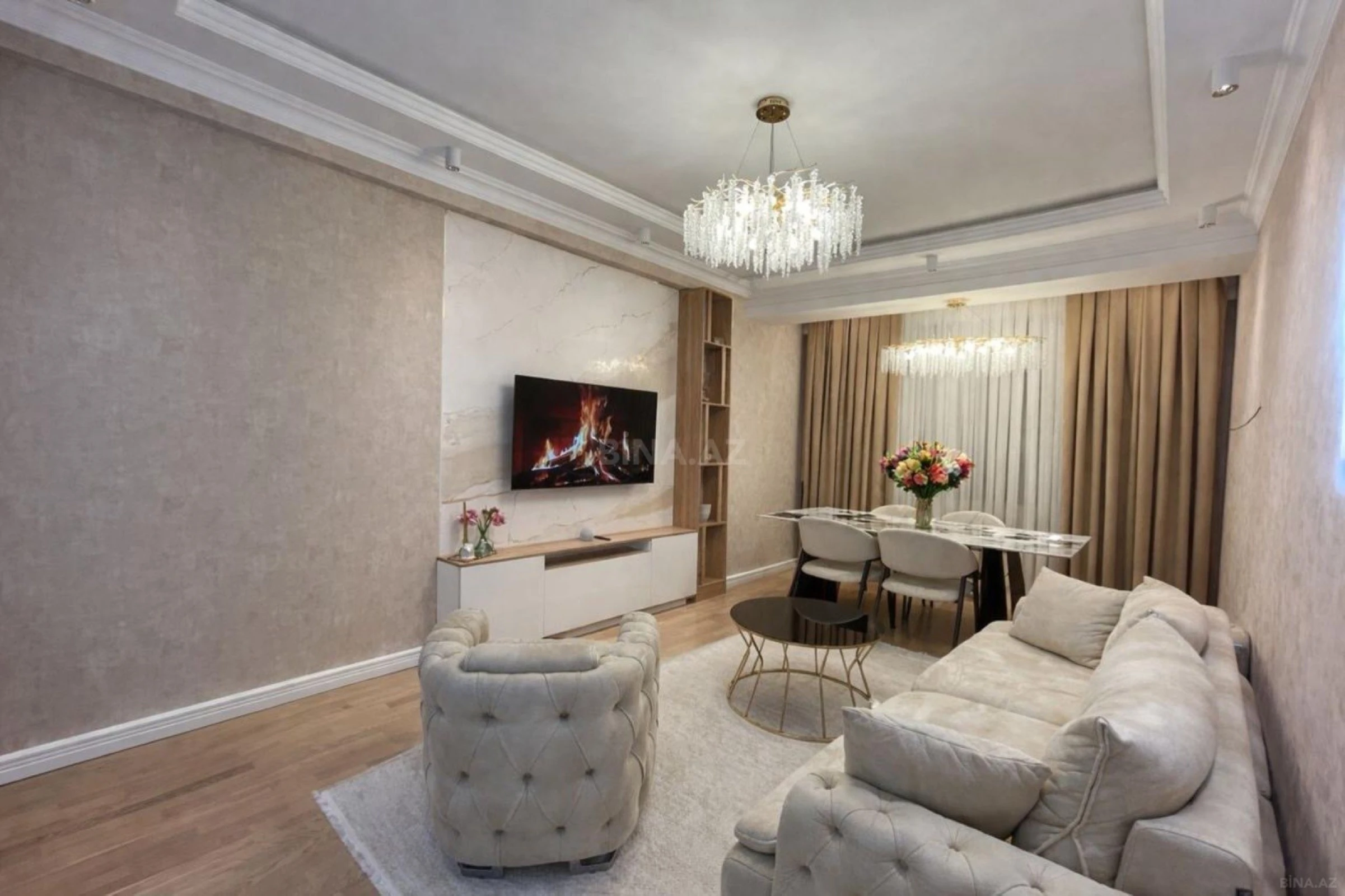 Kirayə verilir 2 otaqlı mənzil 75 m²