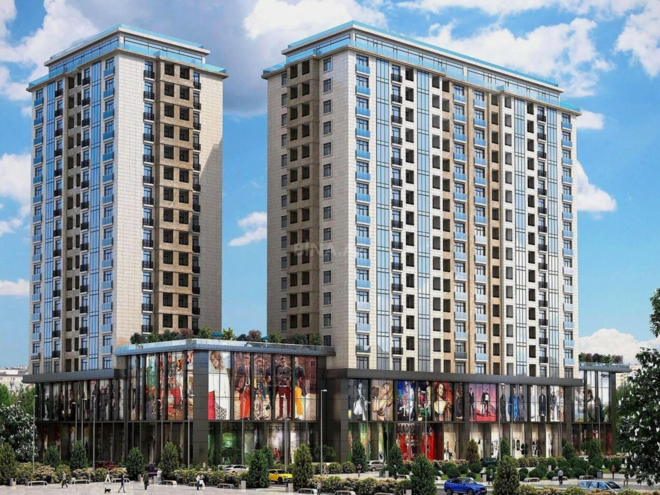 Satılır 4 otaqlı mənzil 195 m²