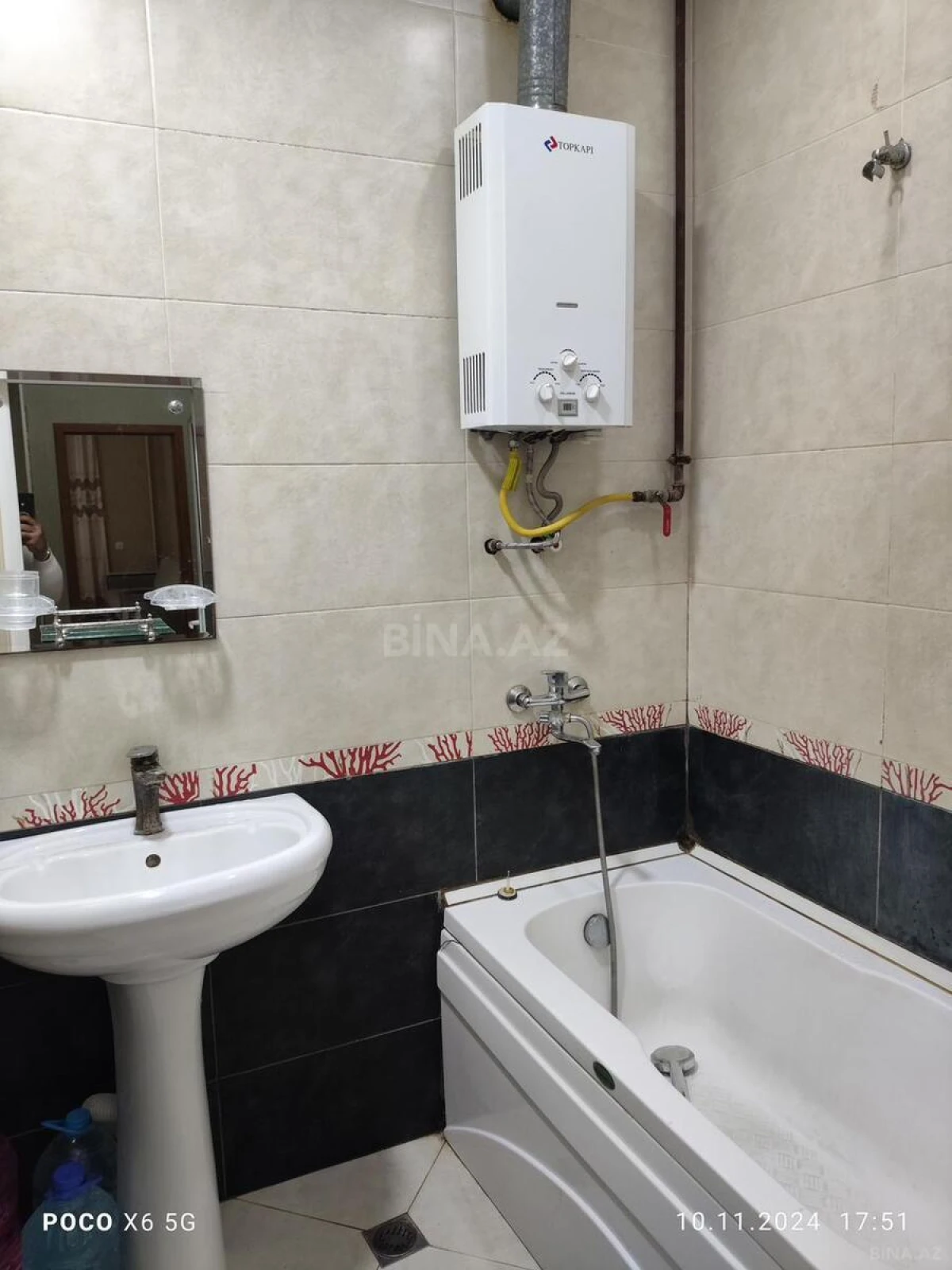Kirayə verilir 2 otaqlı mənzil 60 m²