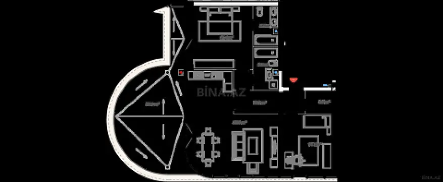 Satılır 3 otaqlı mənzil 152.6 m²