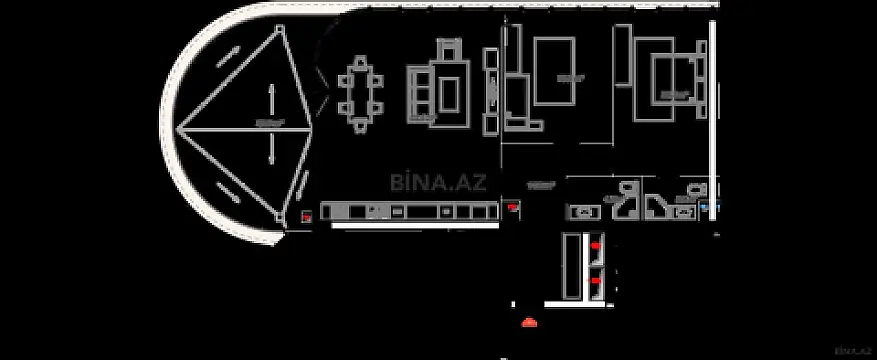 Satılır 3 otaqlı mənzil 158.4 m²