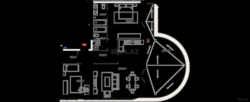 Satılır 3 otaqlı mənzil 152.6 m²