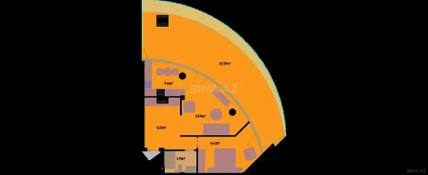 Satılır 2 otaqlı mənzil 142.5 m²