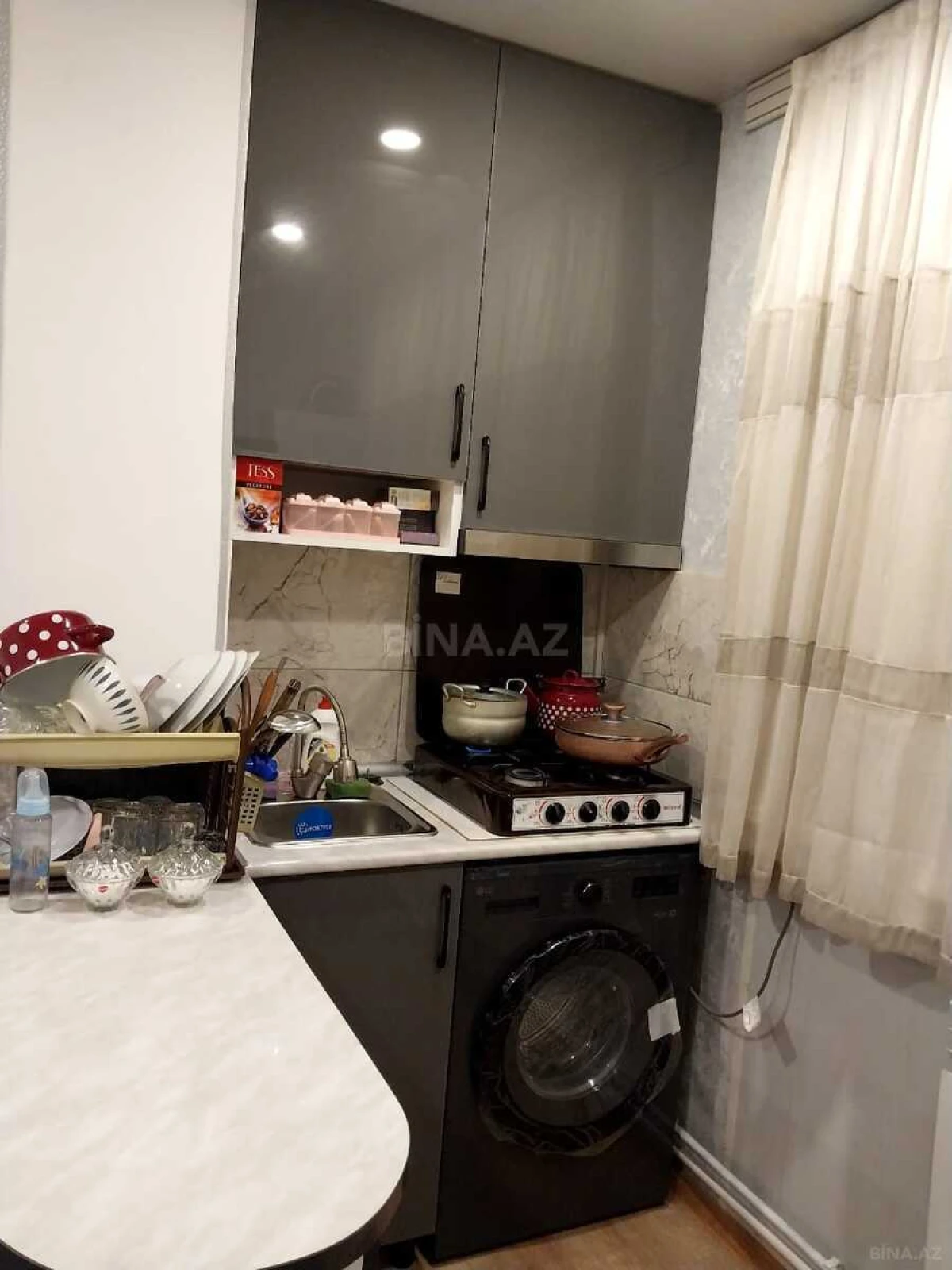 Satılır 1 otaqlı mənzil 36.6 m²
