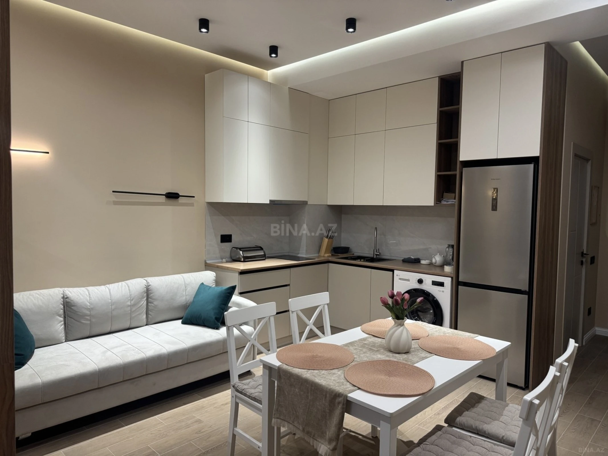Satılır 1 otaqlı mənzil 58 m²