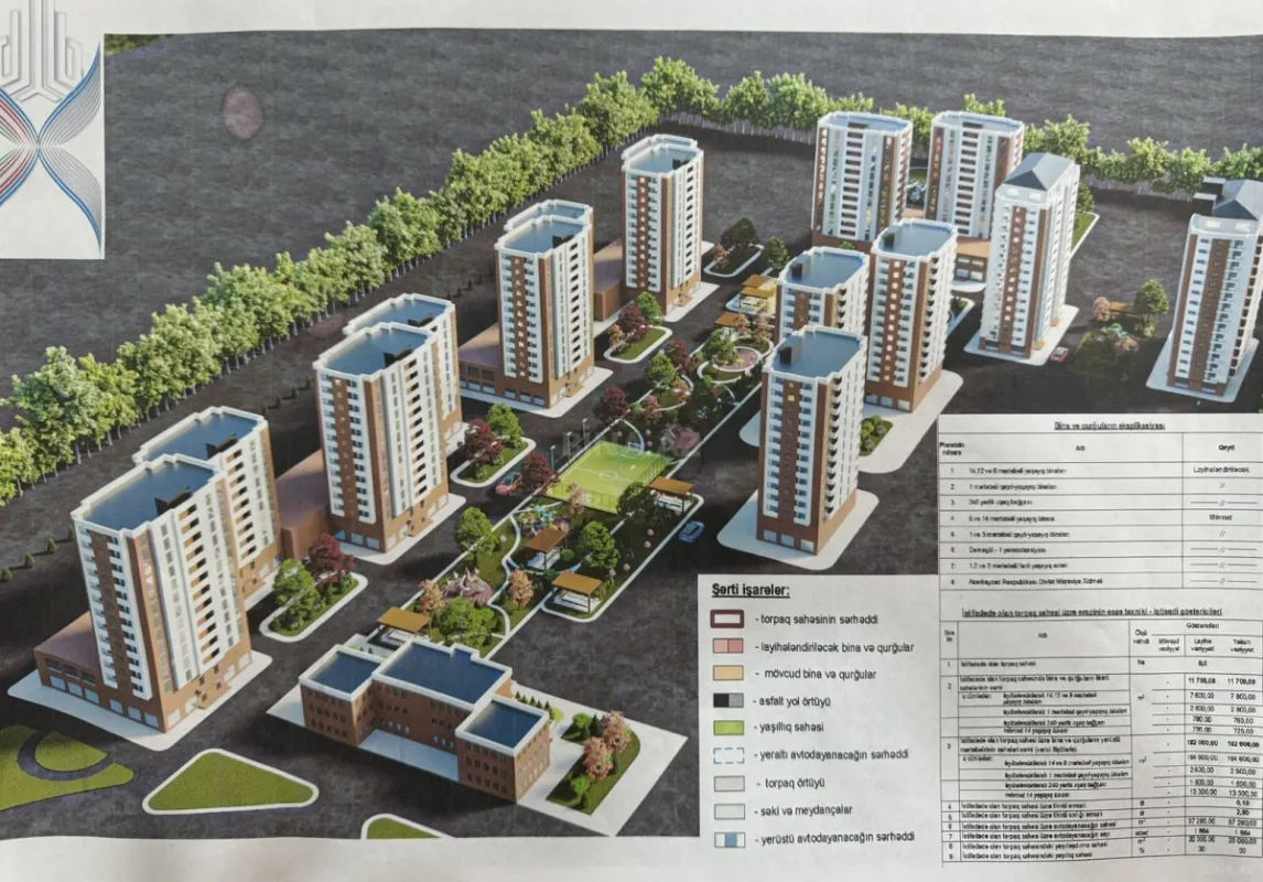 Satılır 3 otaqlı mənzil 120 m²