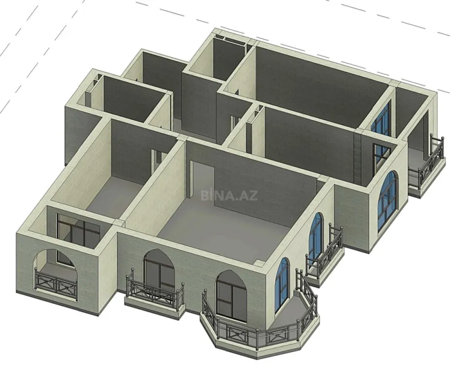 Satılır 3 otaqlı mənzil 168 m²