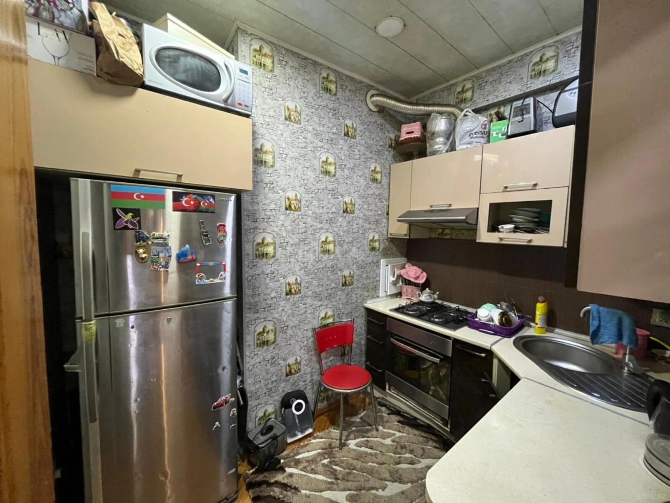 Satılır 3 otaqlı mənzil 55 m²