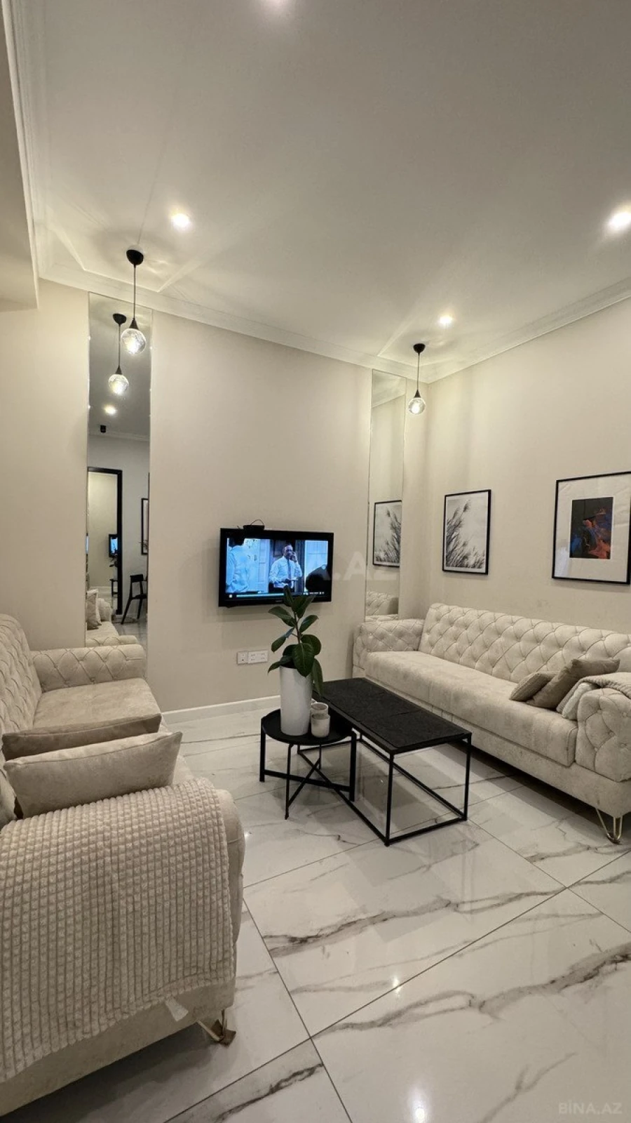 Kirayə verilir 1 otaqlı mənzil 57 m²