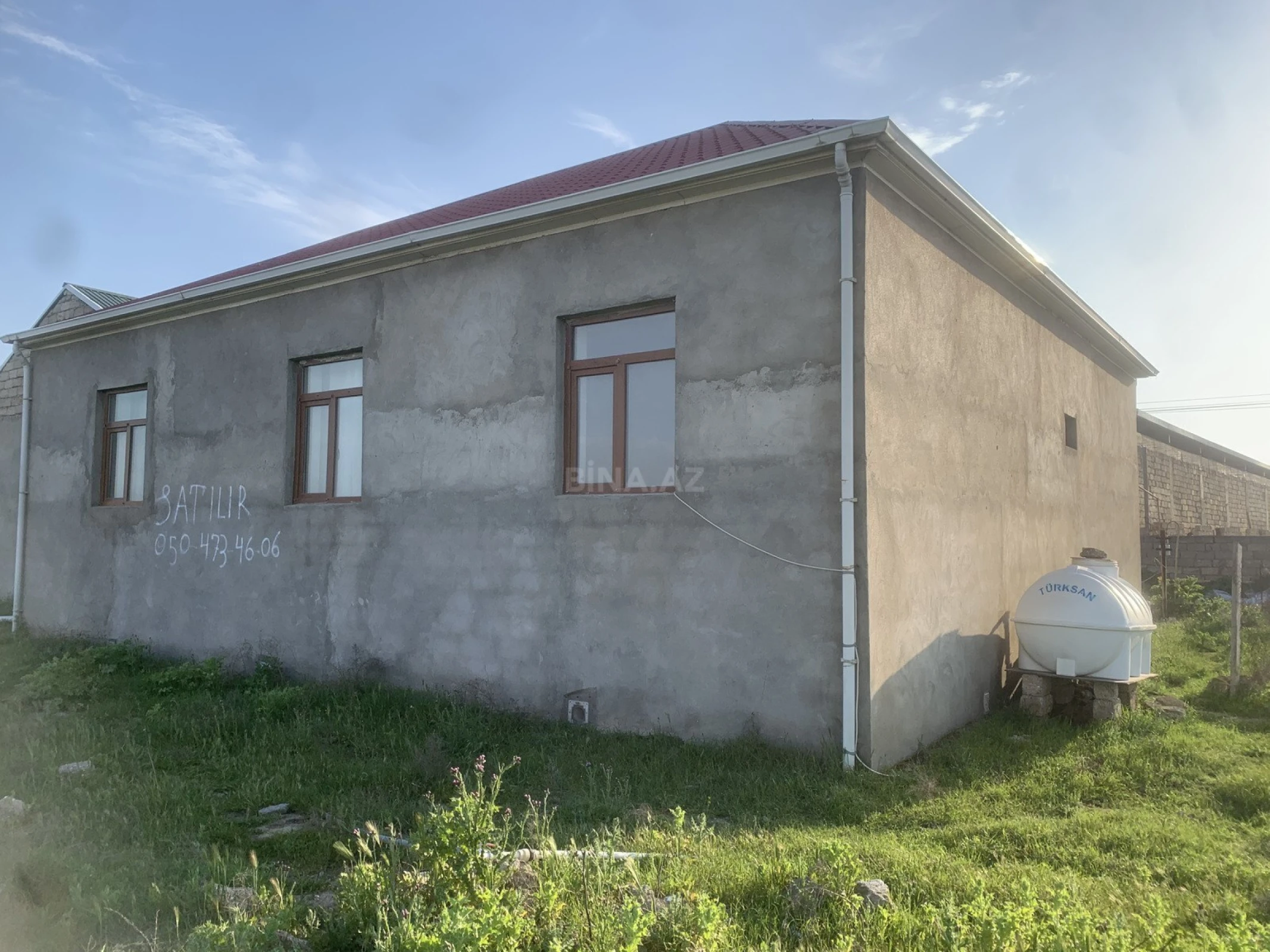 Satılır 3 otaqlı həyət evi 70 m²