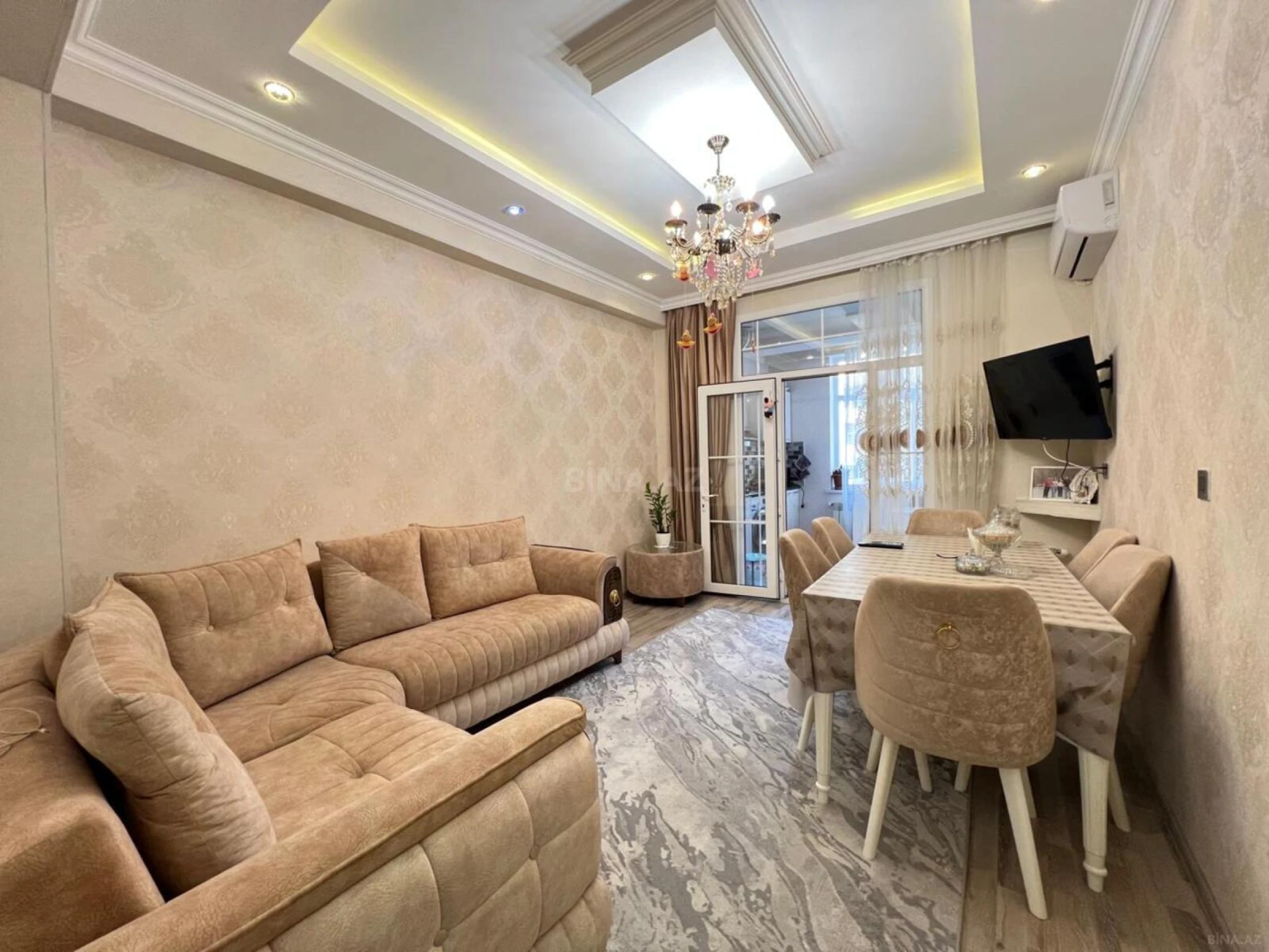Satılır 2 otaqlı mənzil 65 m²