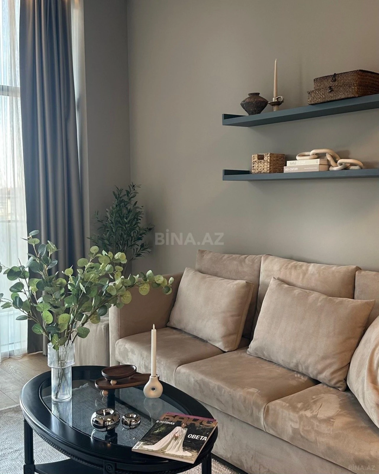 Kirayə verilir 2 otaqlı mənzil 72 m²