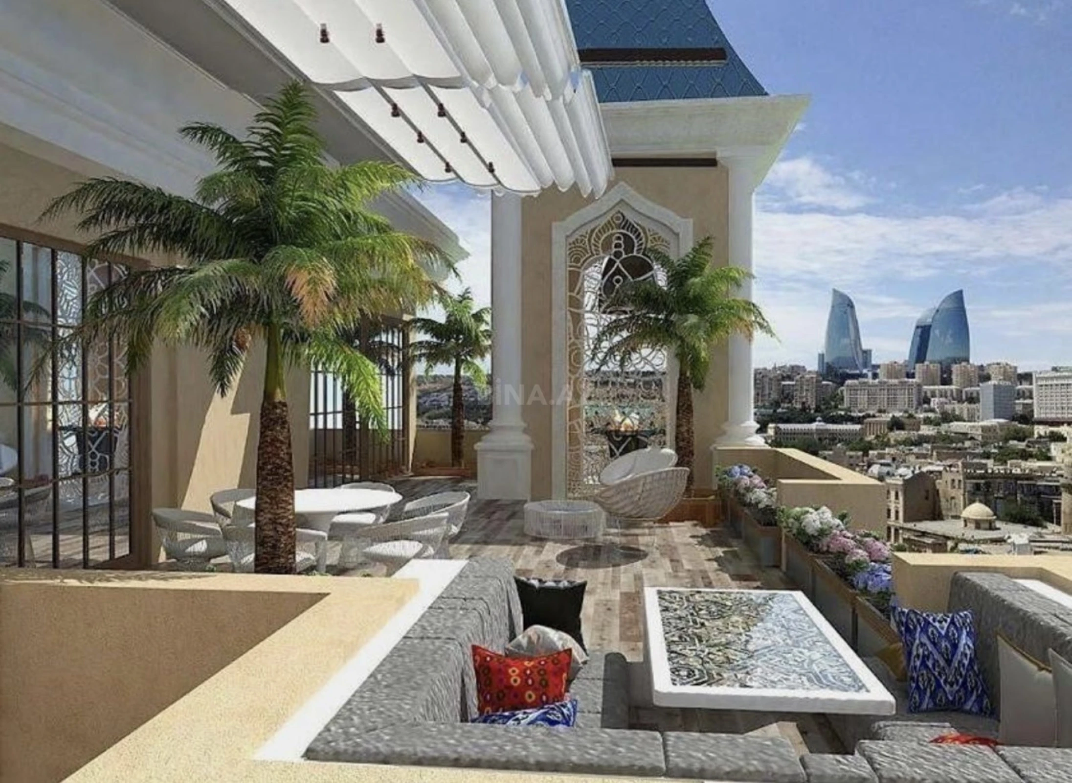 Kirayə verilir 2 otaqlı mənzil 55 m²