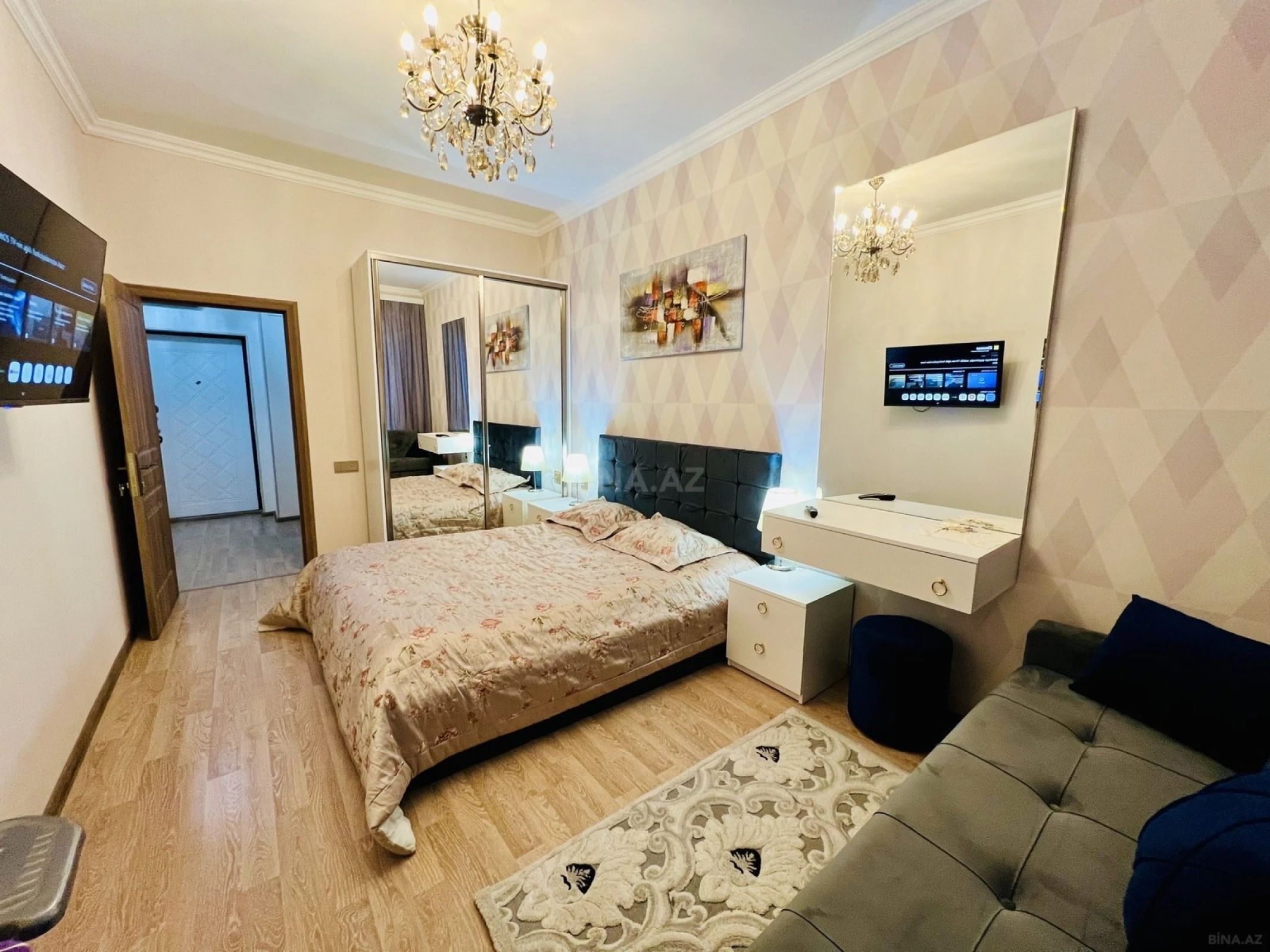 Kirayə verilir 2 otaqlı mənzil 55 m²