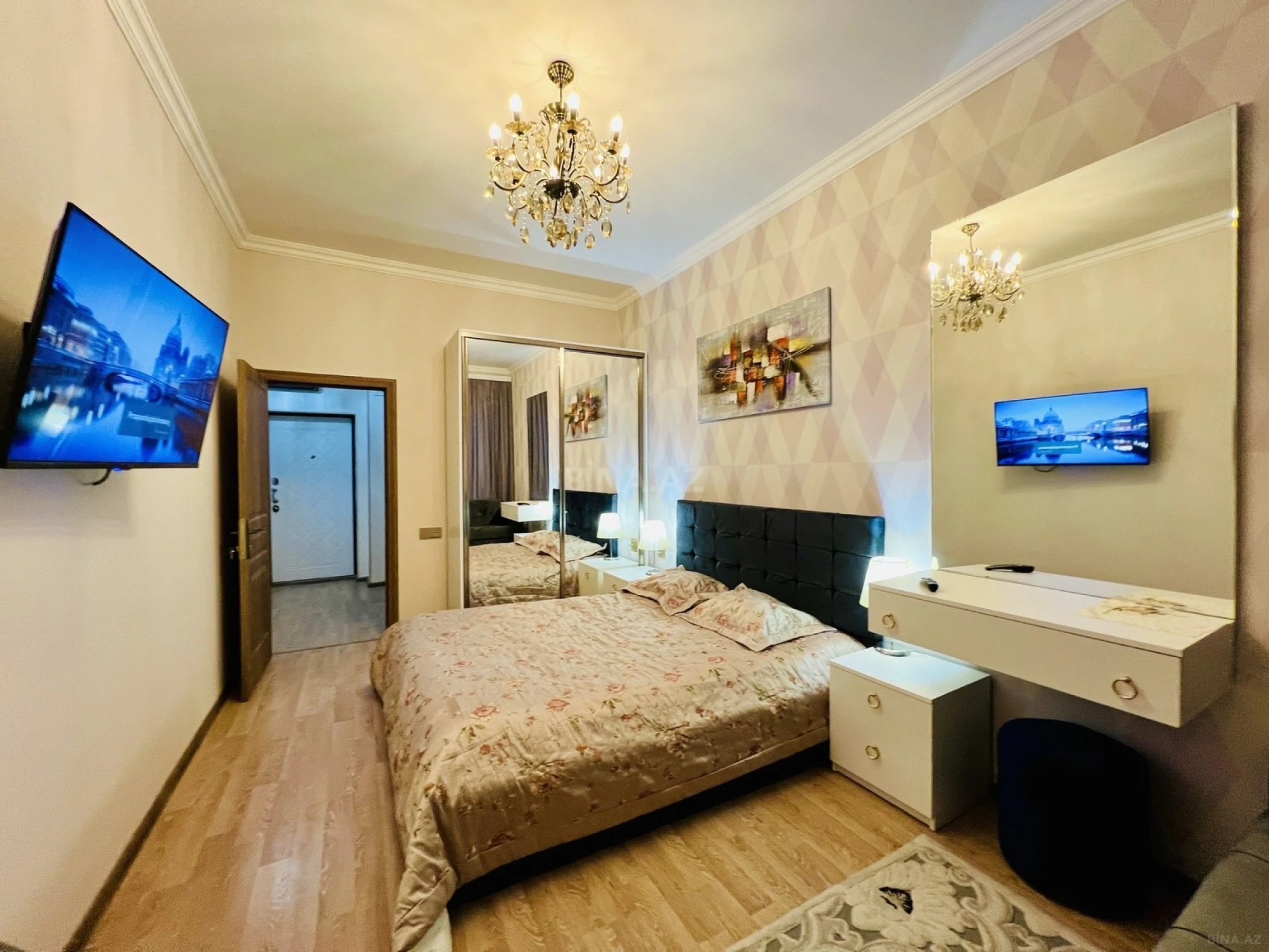 Kirayə verilir 2 otaqlı mənzil 55 m²