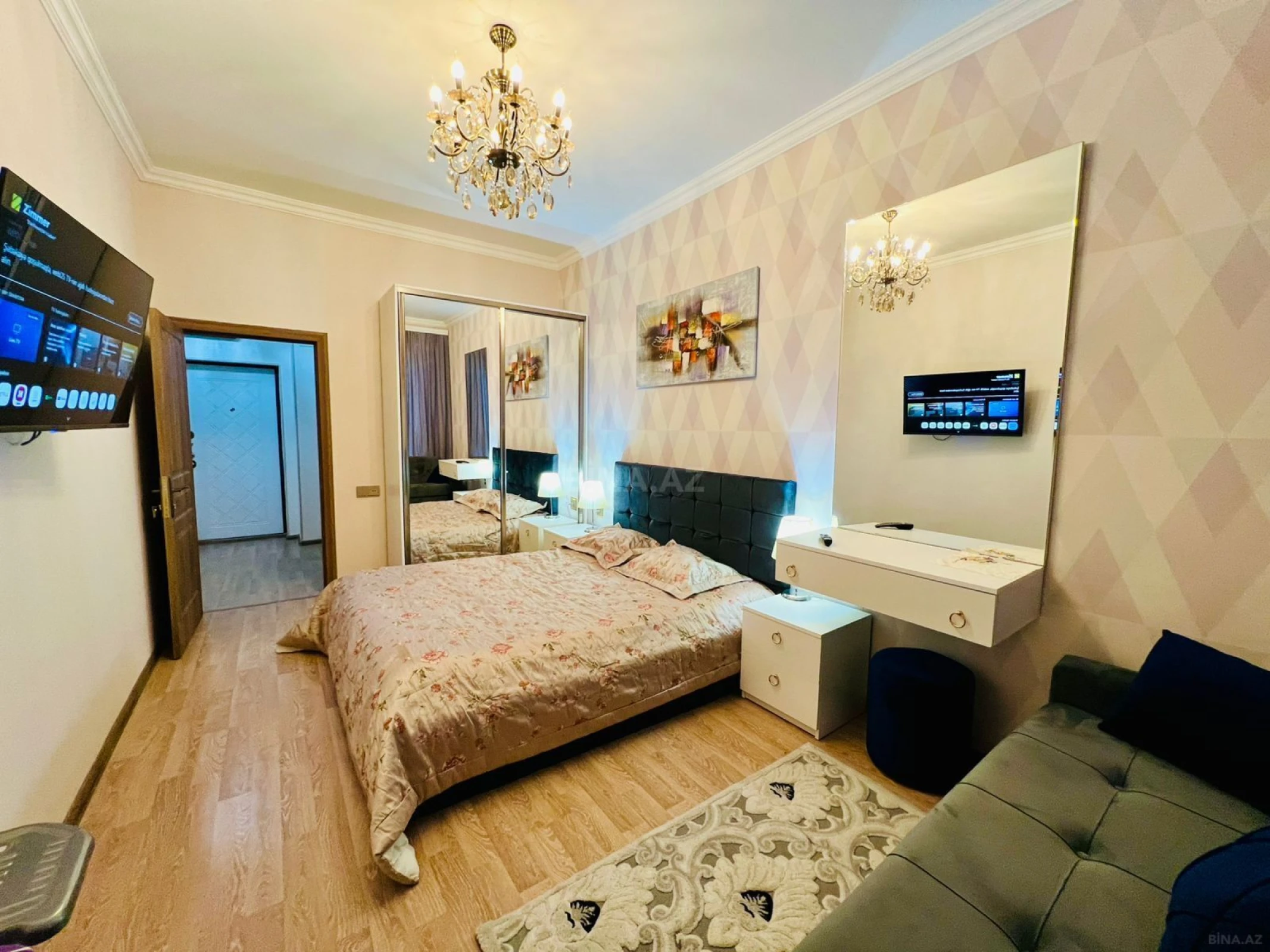Kirayə verilir 2 otaqlı mənzil 55 m²