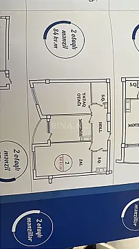 Satılır 2 otaqlı mənzil 84 m²