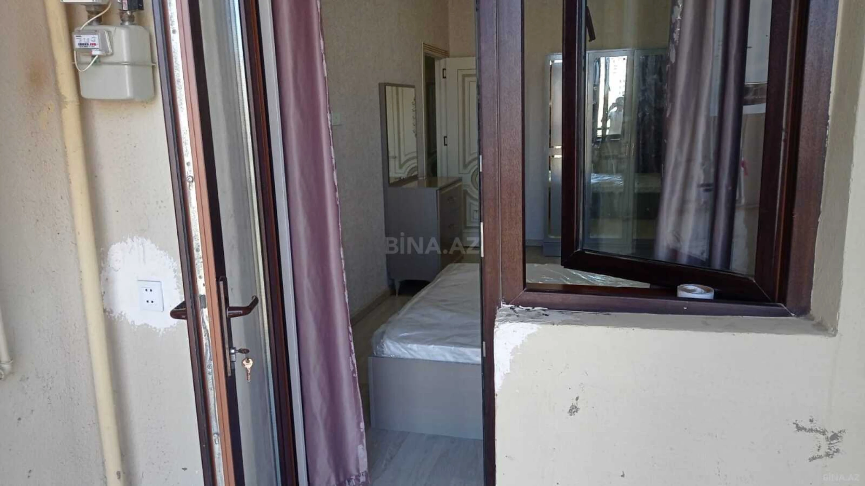 Kirayə verilir 1 otaqlı mənzil 55 m²
