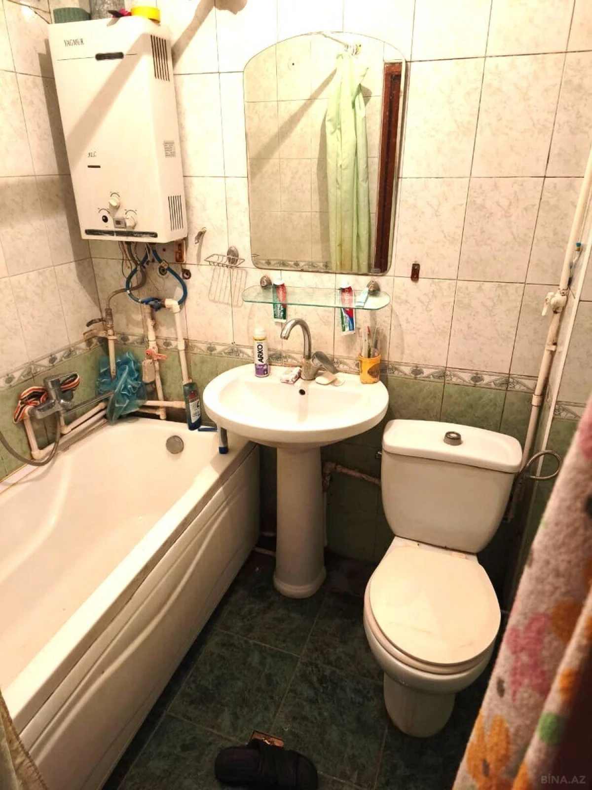 Satılır 2 otaqlı mənzil 55 m²