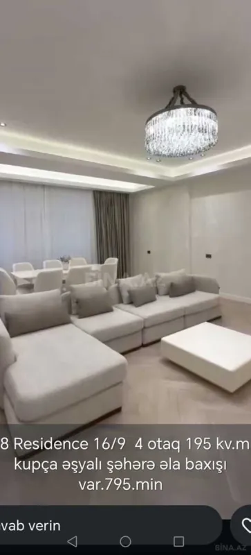 Satılır 2 otaqlı mənzil 65 m²