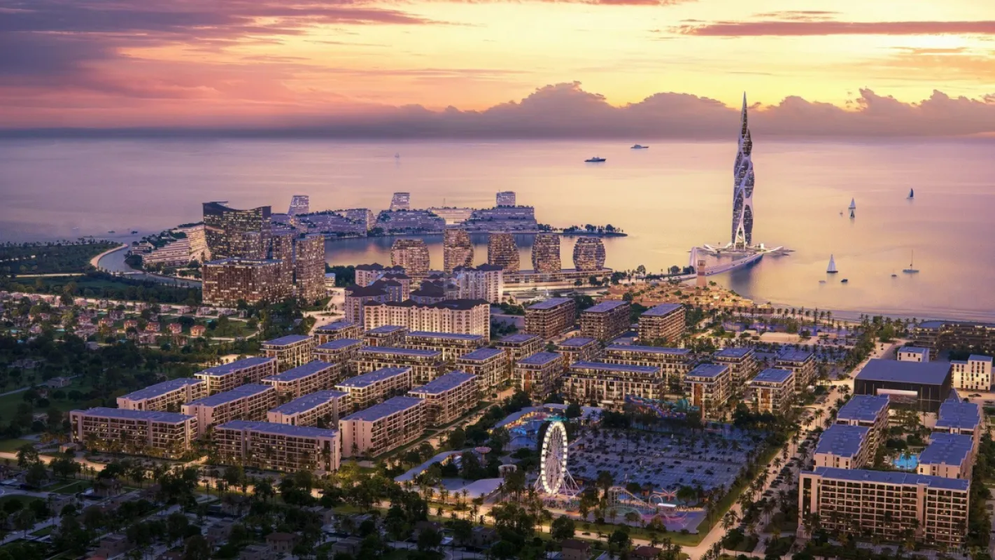Satılır 1 otaqlı mənzil 55.3 m²