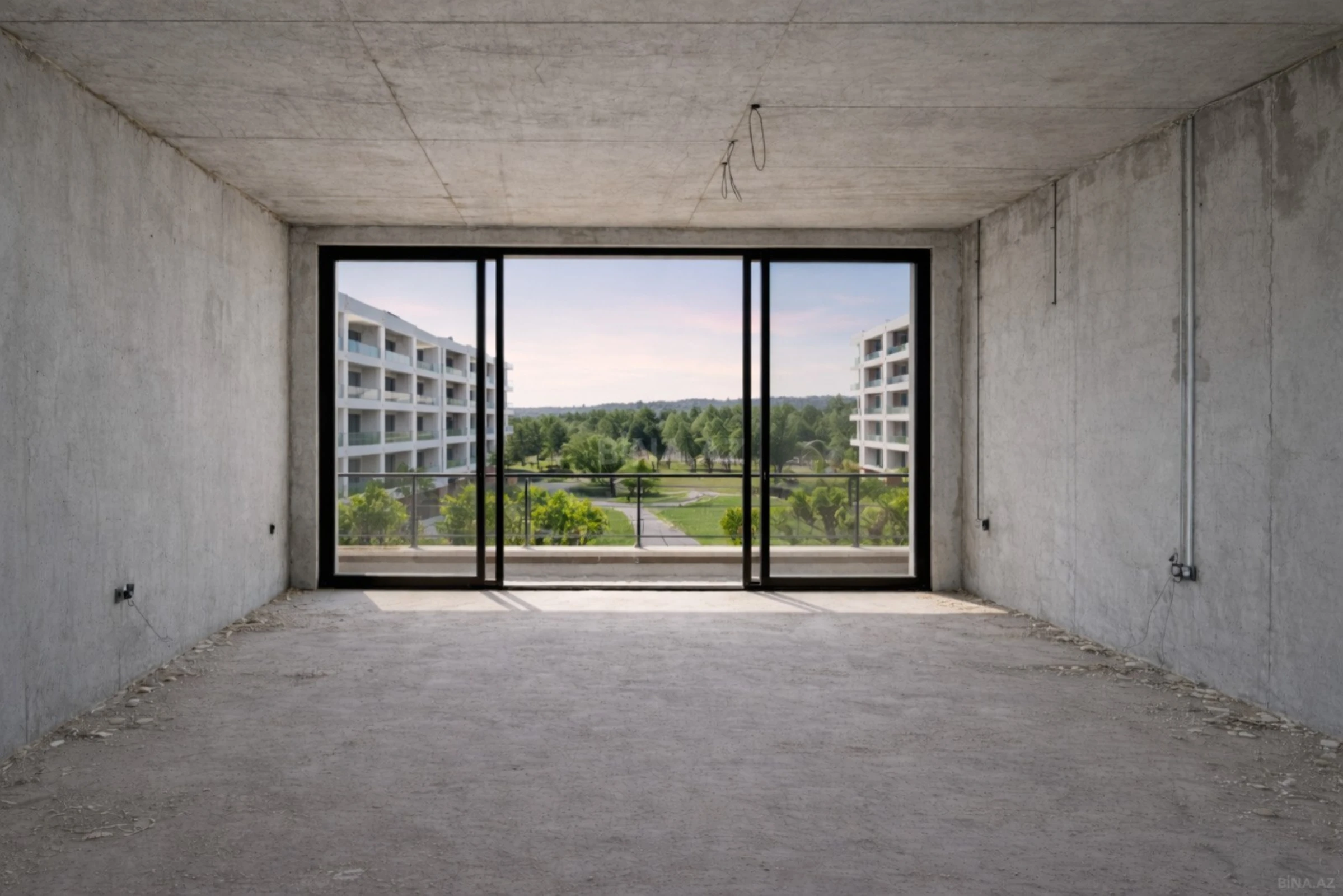 Satılır 1 otaqlı mənzil 55.3 m²