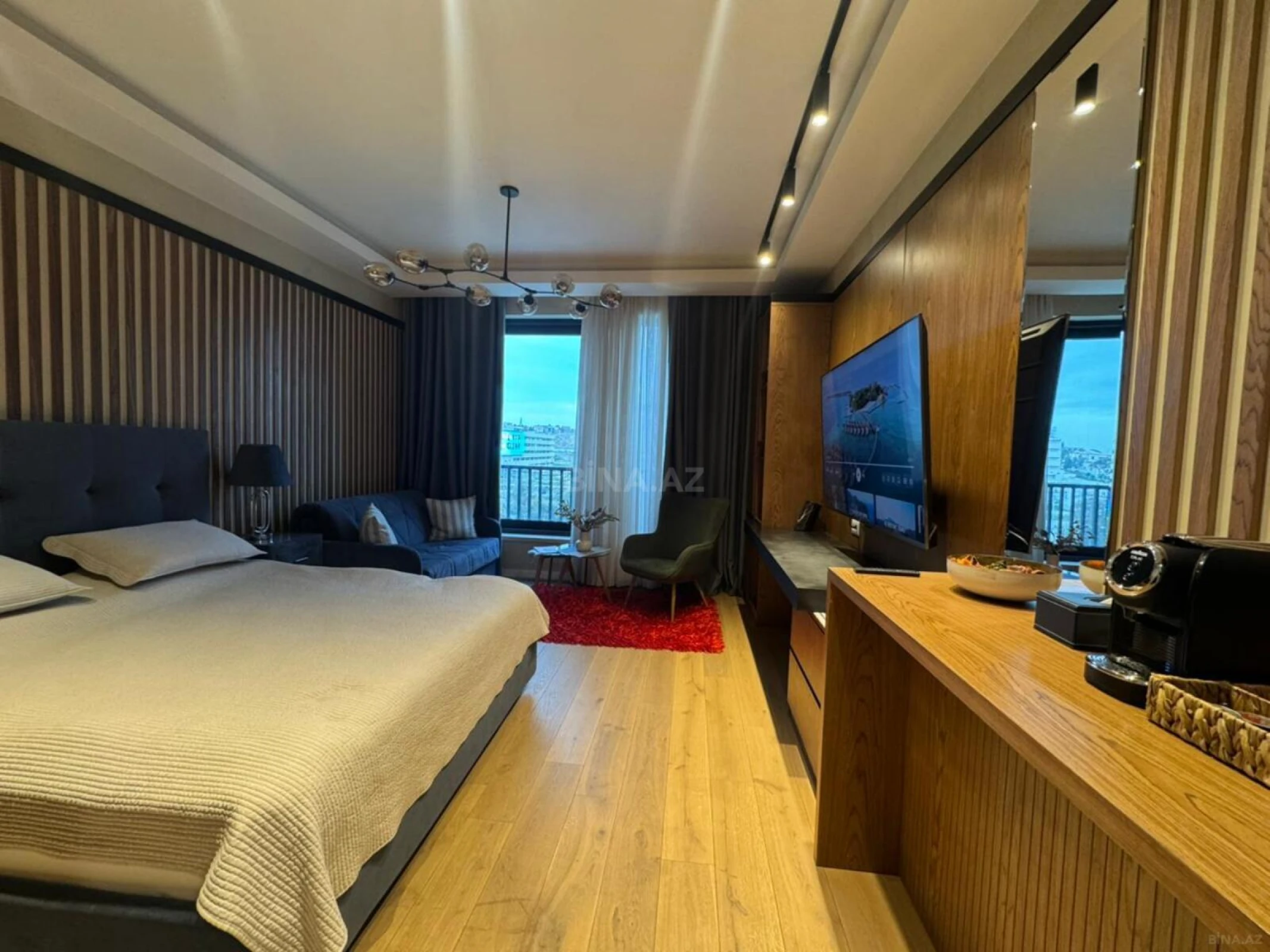 Kirayə verilir 1 otaqlı mənzil 42.5 m²