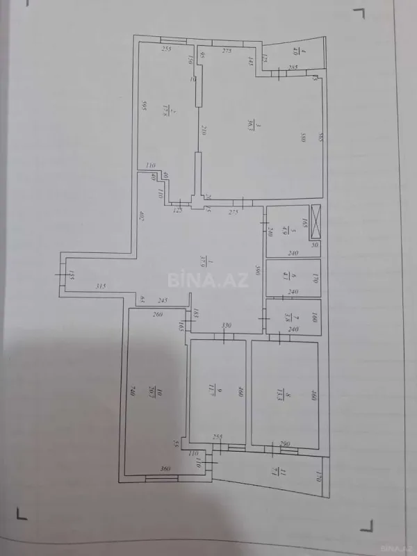 Satılır 4 otaqlı mənzil 170 m²