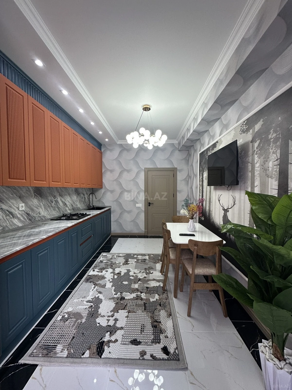 Satılır 3 otaqlı mənzil 129 m²