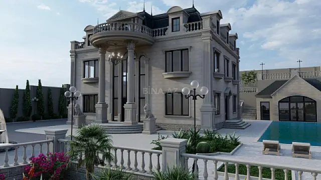 Satılır 10 otaqlı həyət evi 470 m²