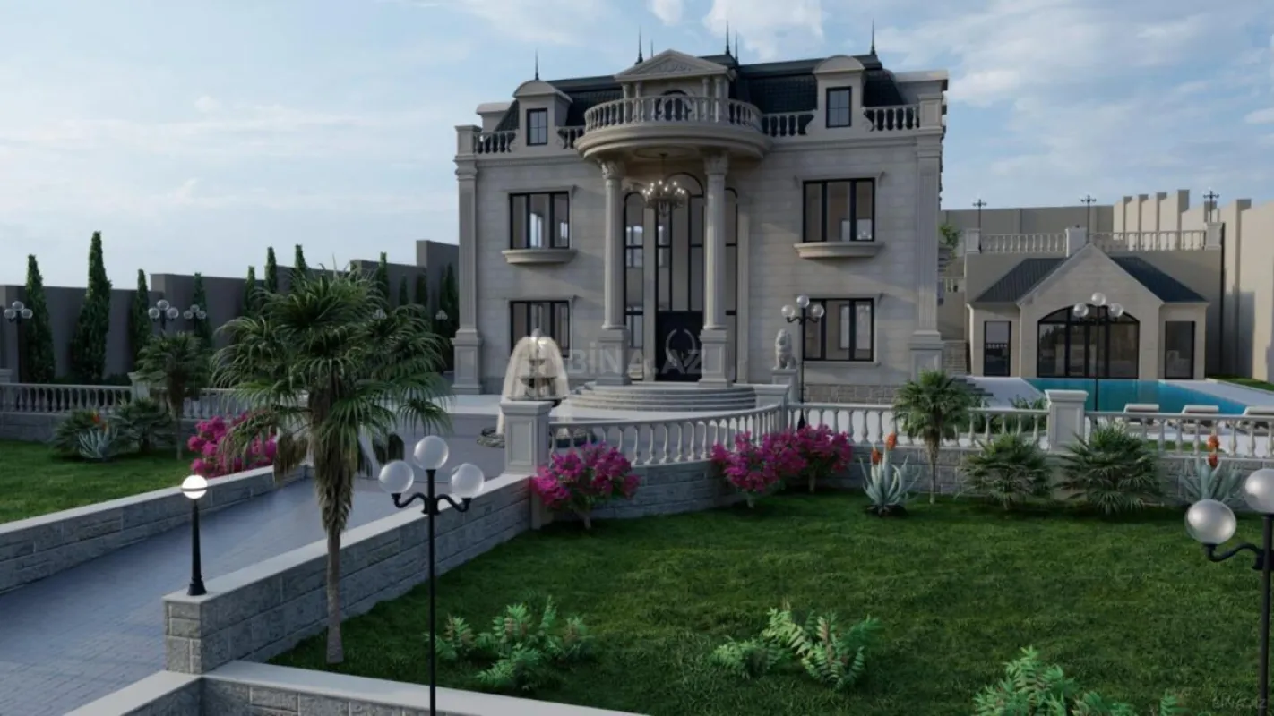 Satılır 10 otaqlı həyət evi 470 m²